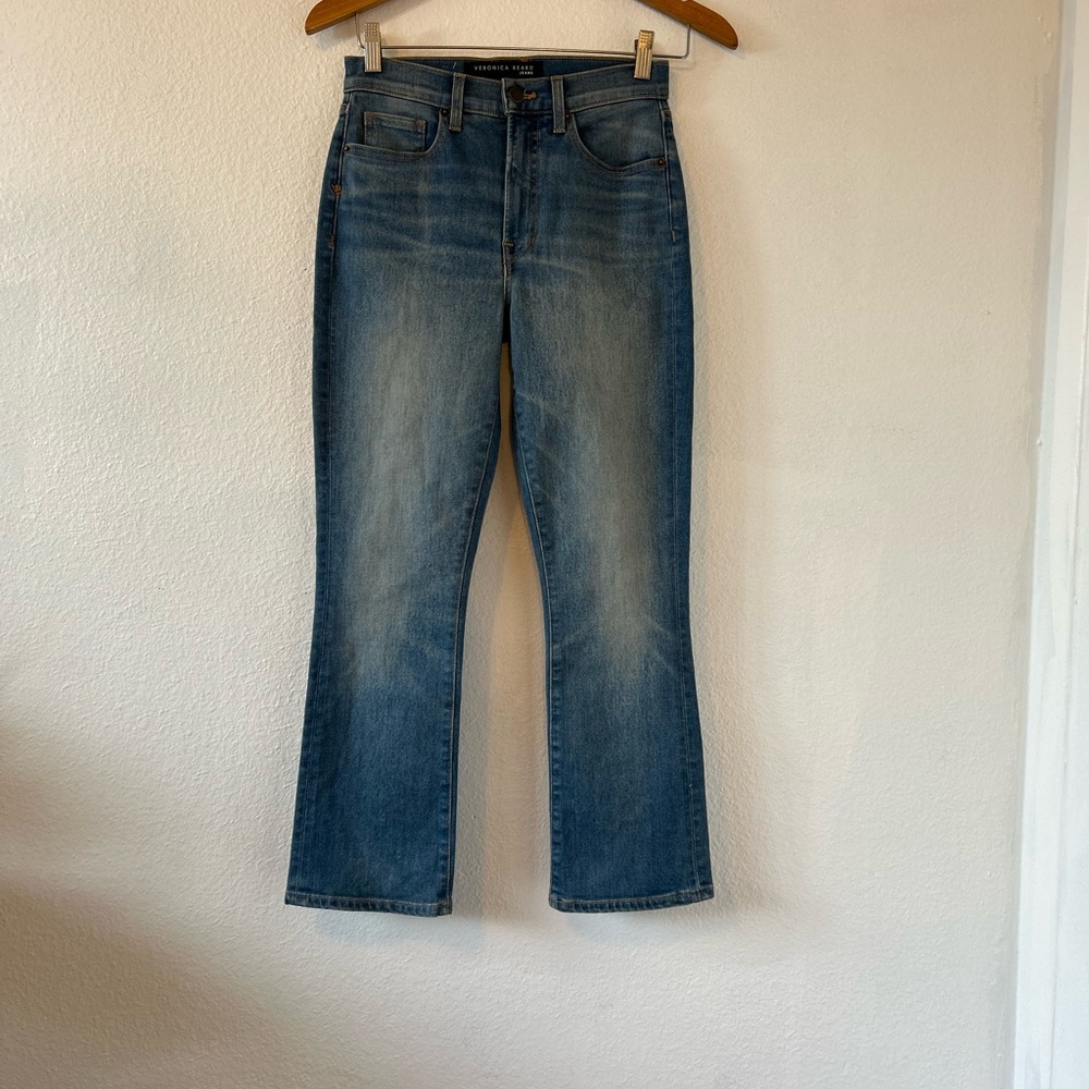 Veronica Beard Carli Kick Flare High Rise Jeans Size 26/2
